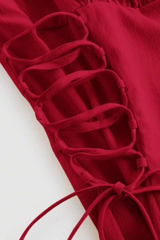 Robe Rouge Longue