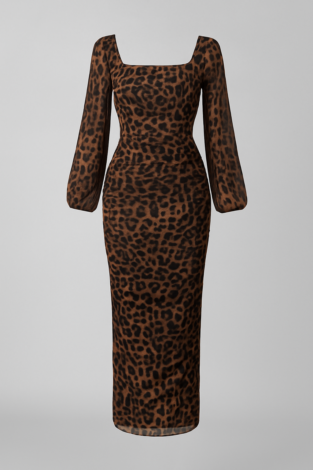 Robe Élégante Léopard