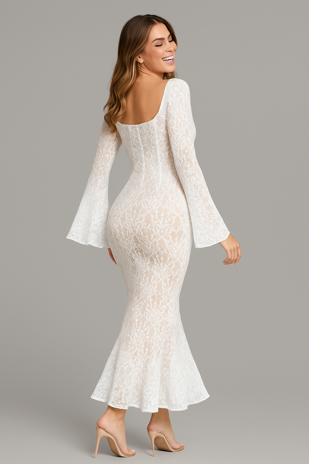 Robe Ruban Dentelle