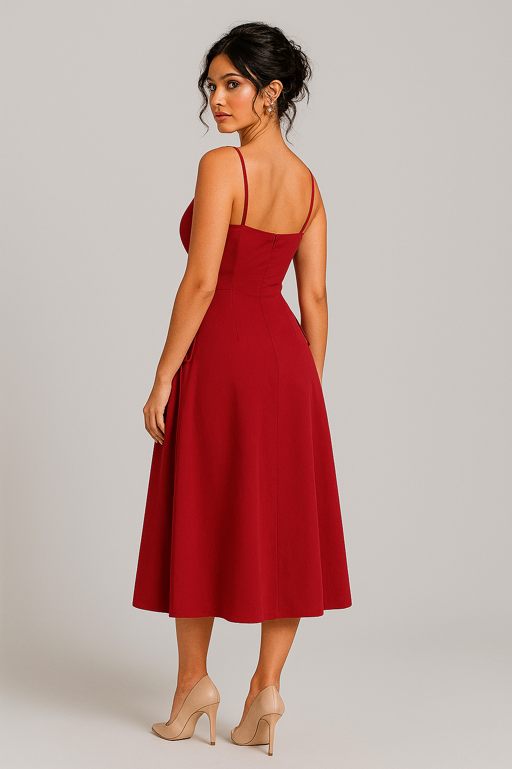 Robe Rouge Longue