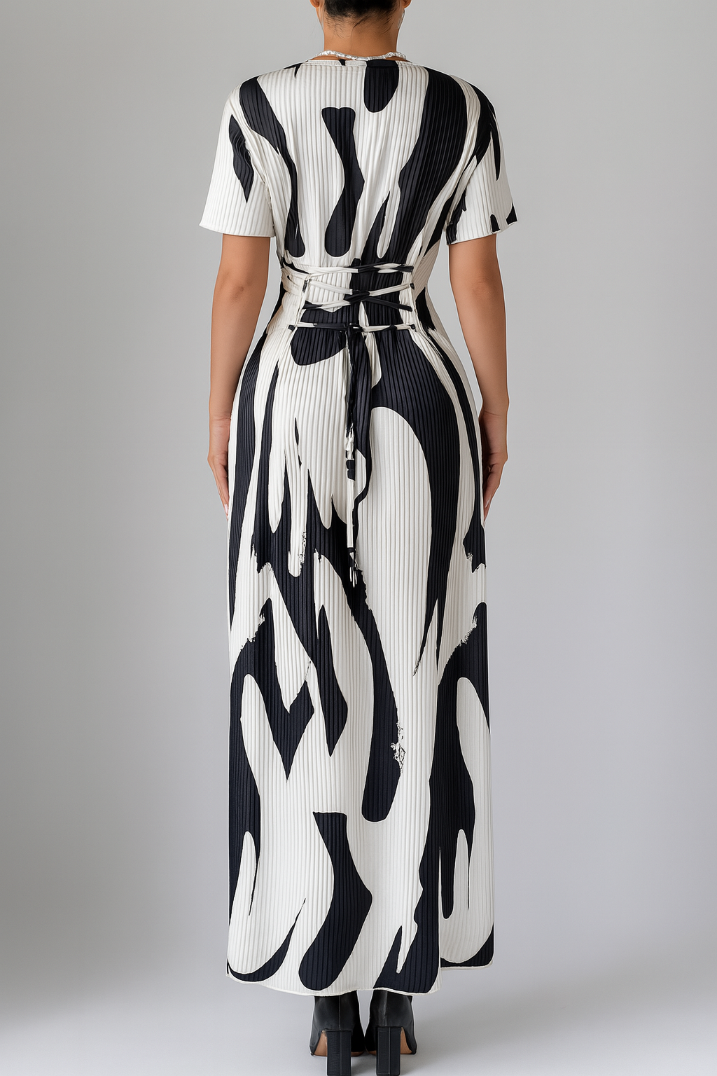 Robe Maxi Géométrique