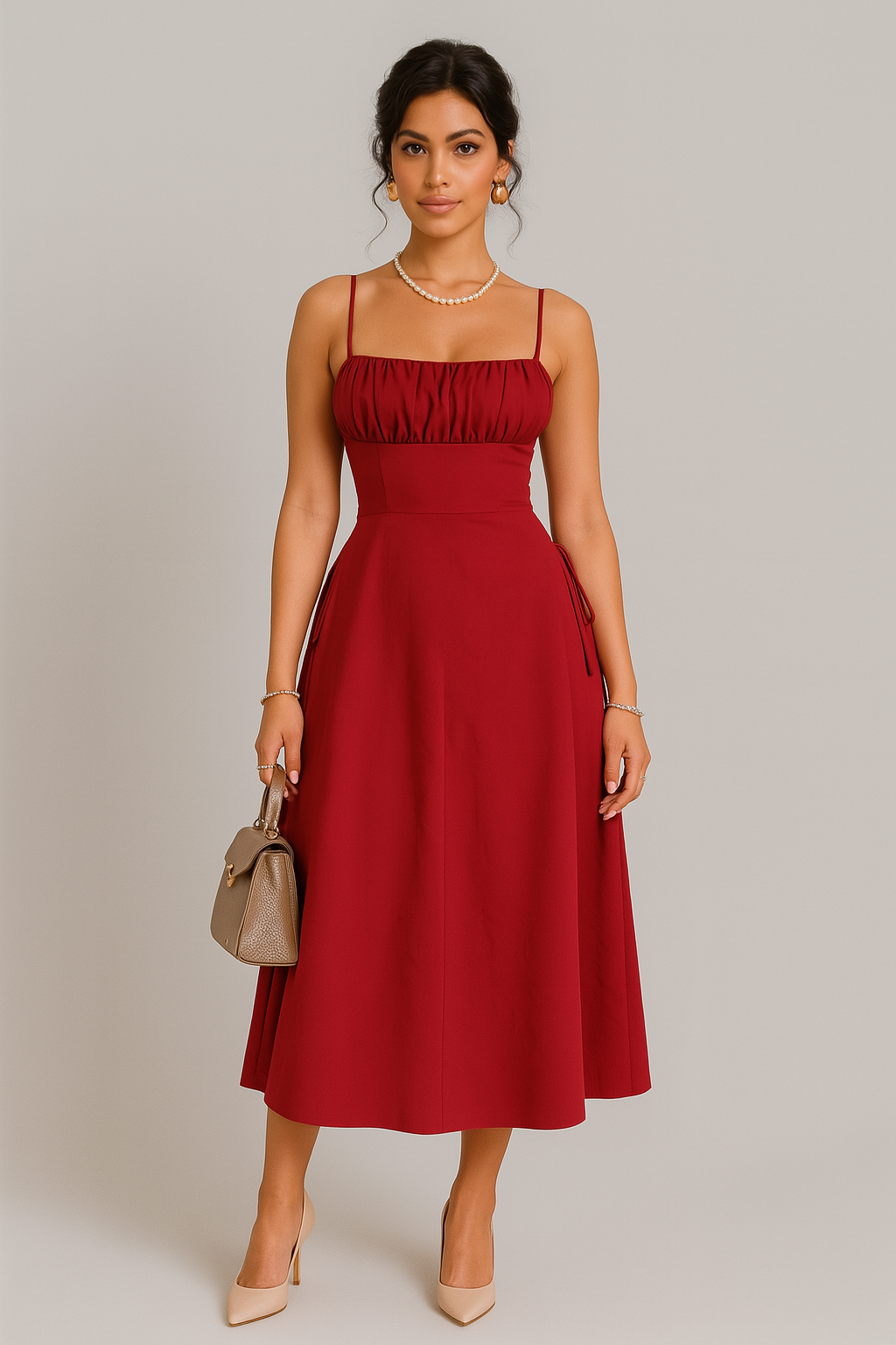 Robe Rouge Longue