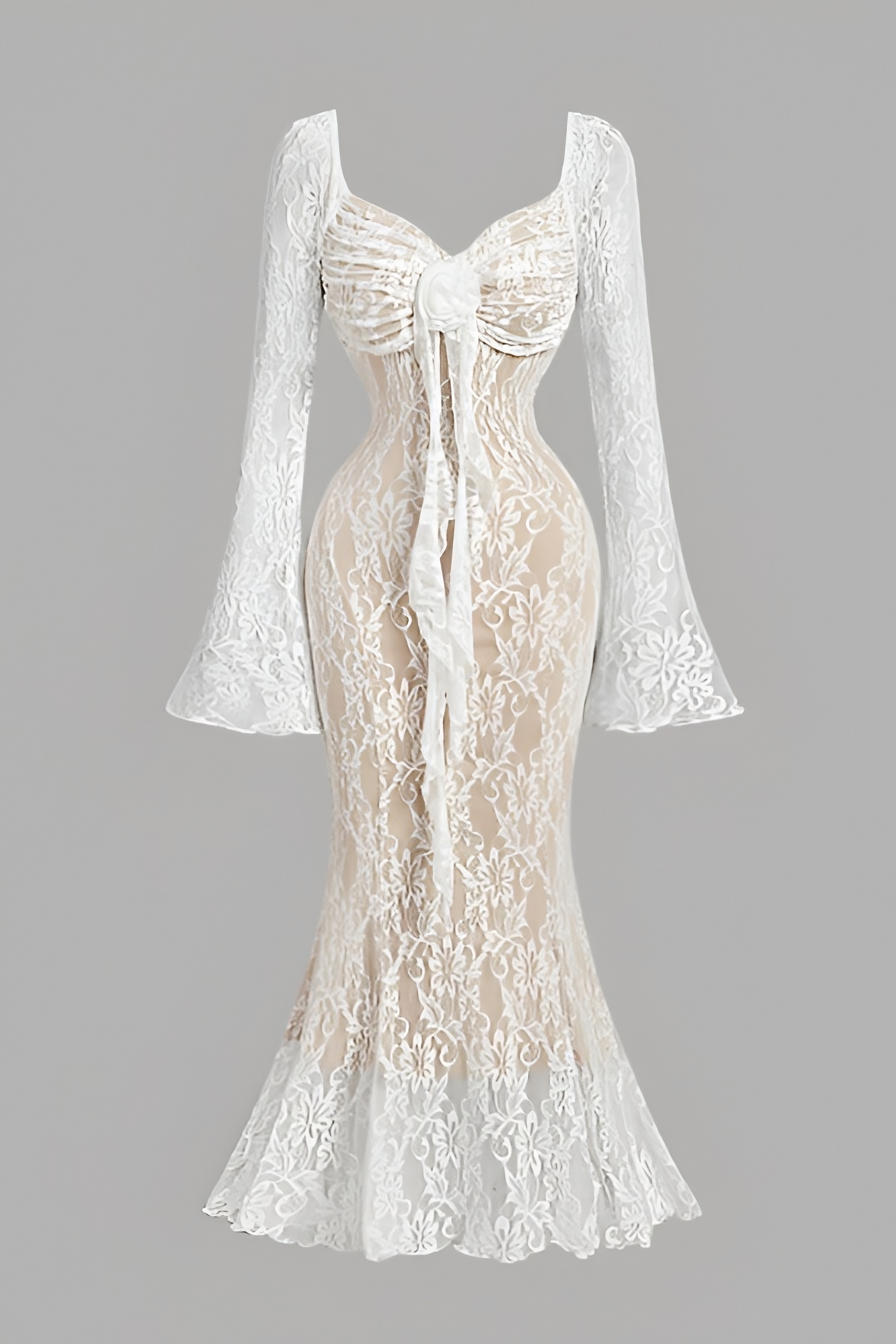 Robe Ruban Dentelle